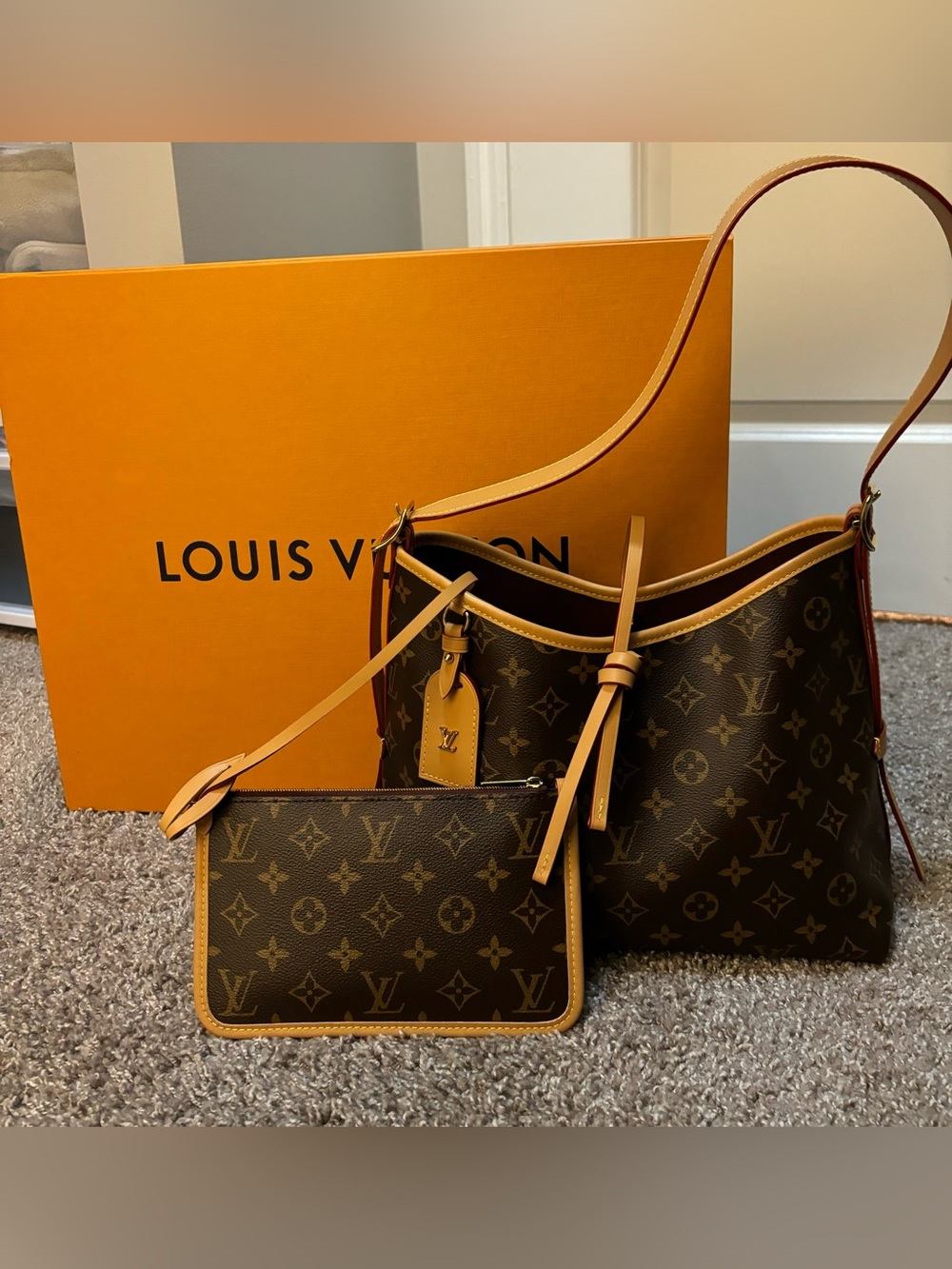 Louis Vuitton Carryall PM Bag in Monogram Canvas